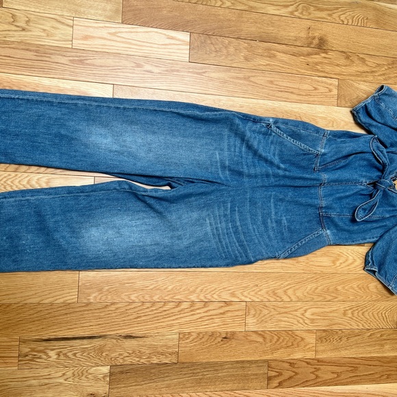 La vie by Rebecca Taylor denim jumpsuit M - Picture 3 of 3